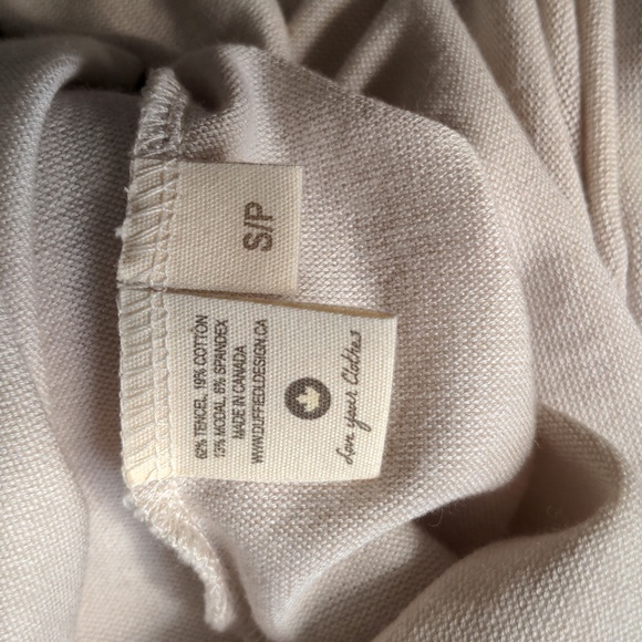 Lux Back2Front Tank Dress, Cream Reversible Canadian Summer Wedding mid-length - Picture 8 of 13